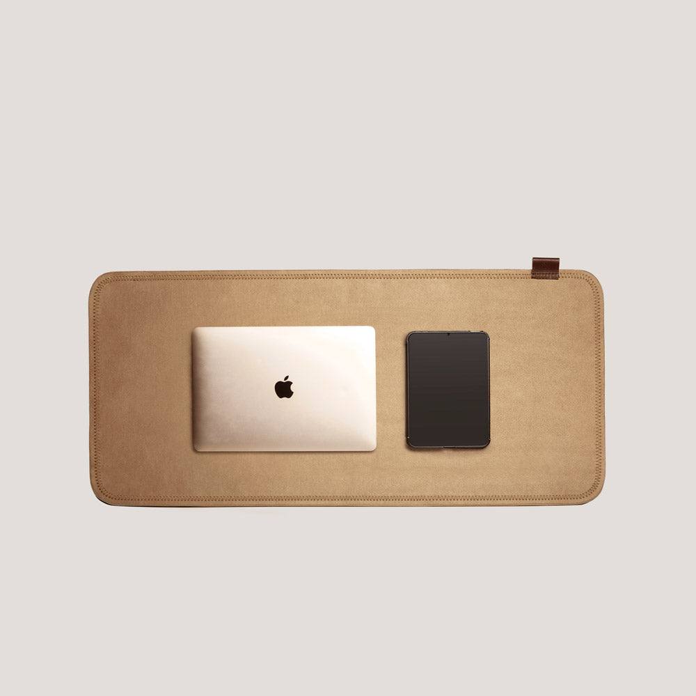 NOOE Suede Desk Rug Pro - Beige