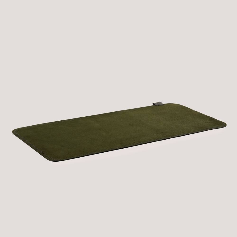 NOOE Suede Desk Rug Pro - Olive