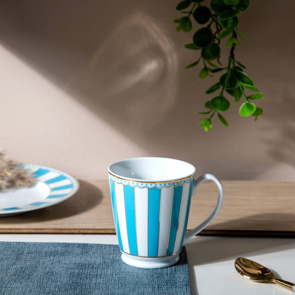 Noritake Carnivale Coffee Mug - Light Blue