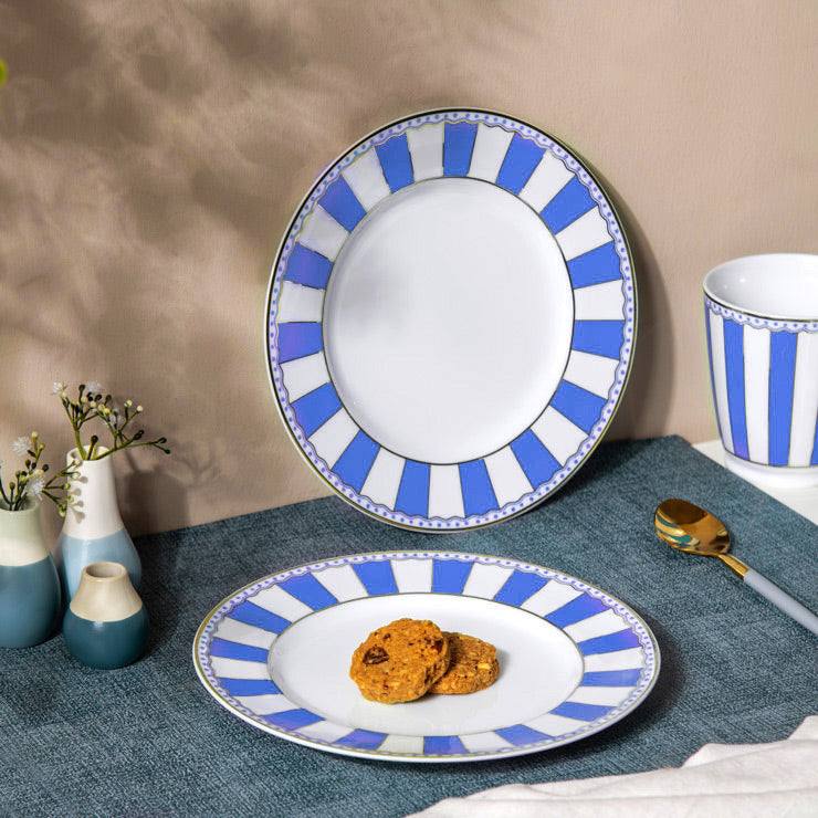 Noritake Carnivale Quarter Plates, Set of 2 - Blue