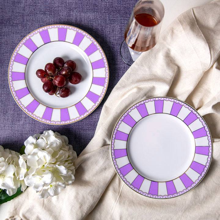 Noritake Carnivale Quarter Plates, Set of 2 - Lavender