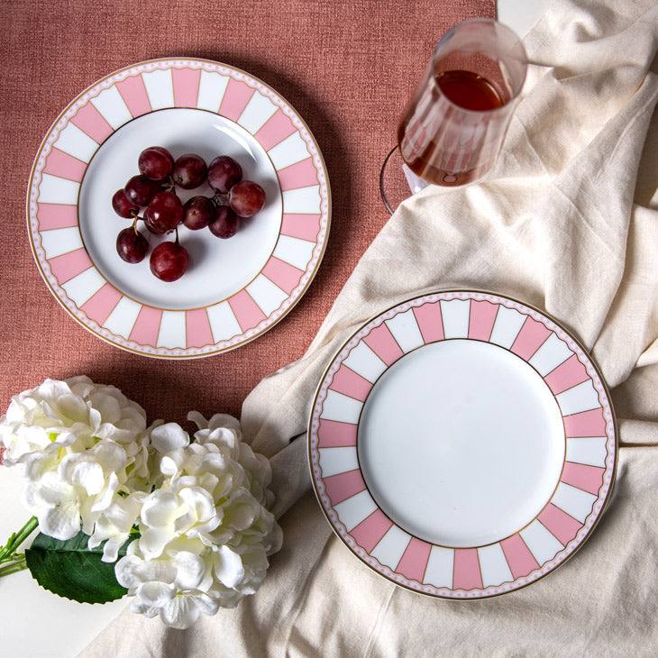 Noritake Carnivale Quarter Plates, Set of 2 - Pink