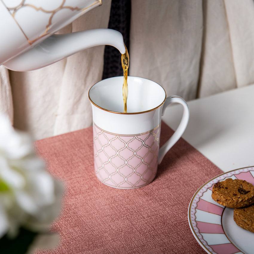 Noritake Eternal Tea Mug - Coral