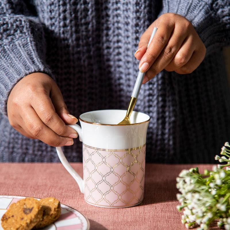 Noritake Eternal Tea Mug - Coral