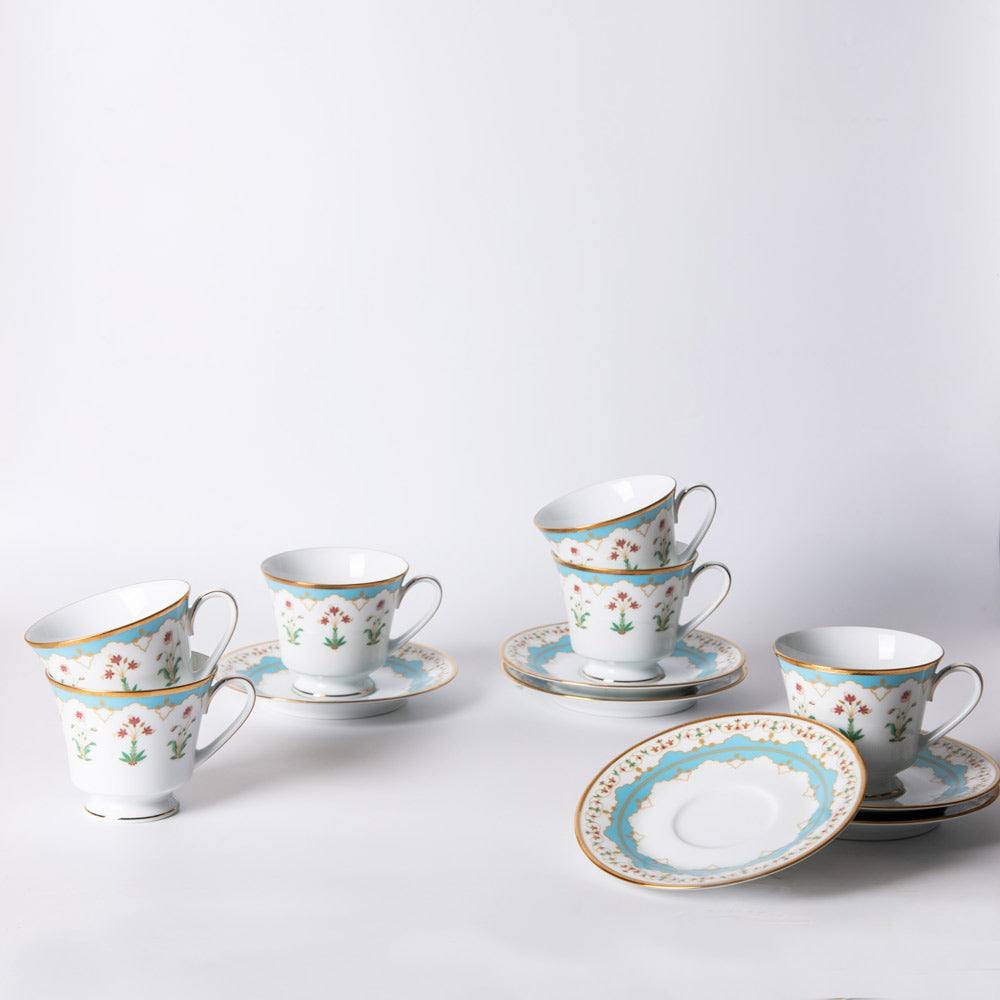 Noritake Royal Blossom 12-piece Porcelain Tea Set