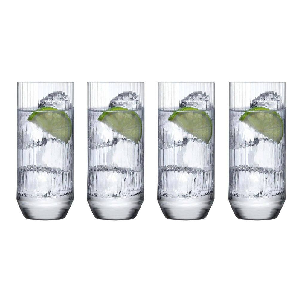 NUDE Turkey Big Top Short Highball Glasses 300ml, Set of 4