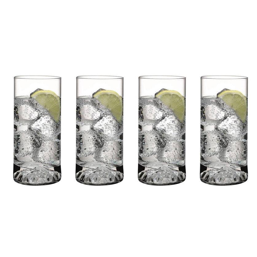 NUDE Turkey Club Highball Glasses 280ml, Set of 4