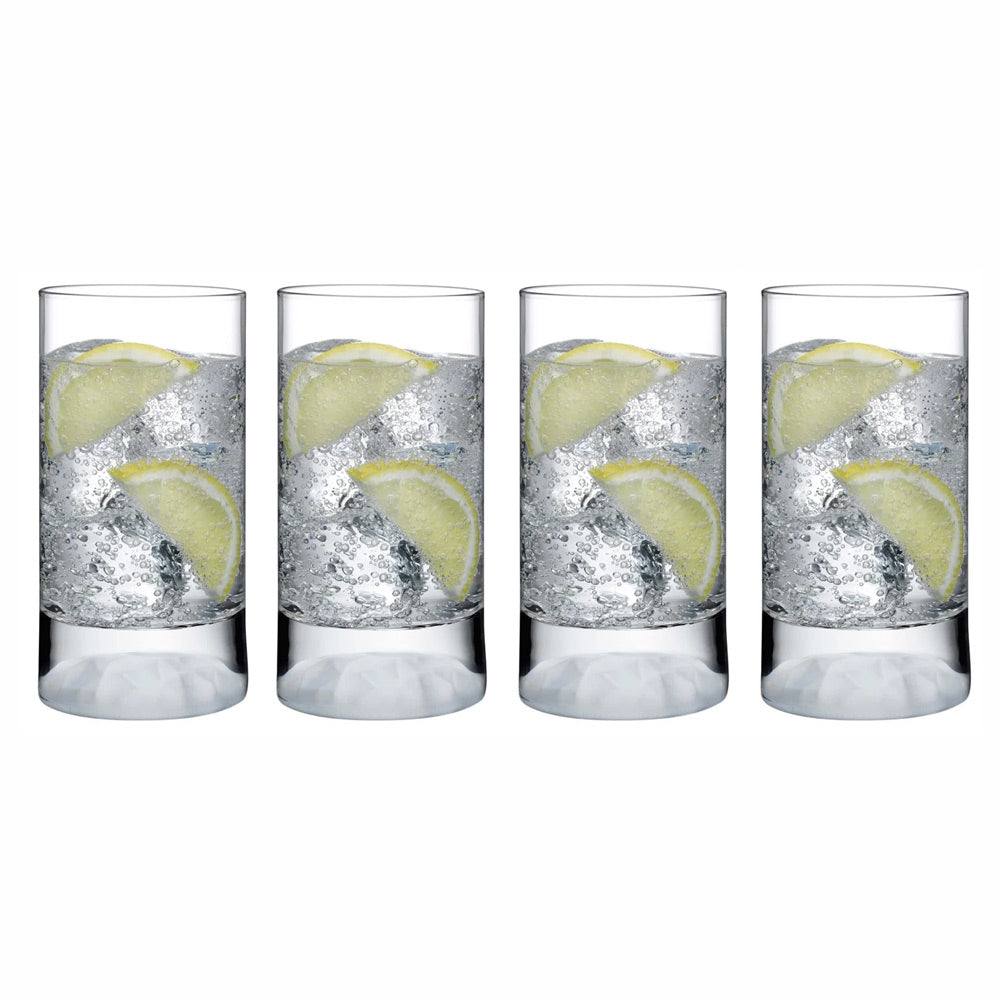 NUDE Turkey Club Ice Highball Glasses 280ml, Set of 4