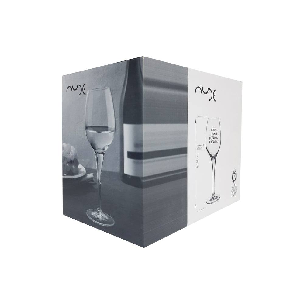 NUDE Turkey Fame White Wine Glasses 265ml, Set of 6