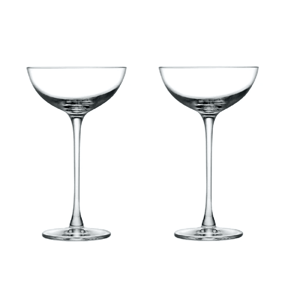 NUDE Turkey Hepburn Coupe Glasses 195ml, Set of 2