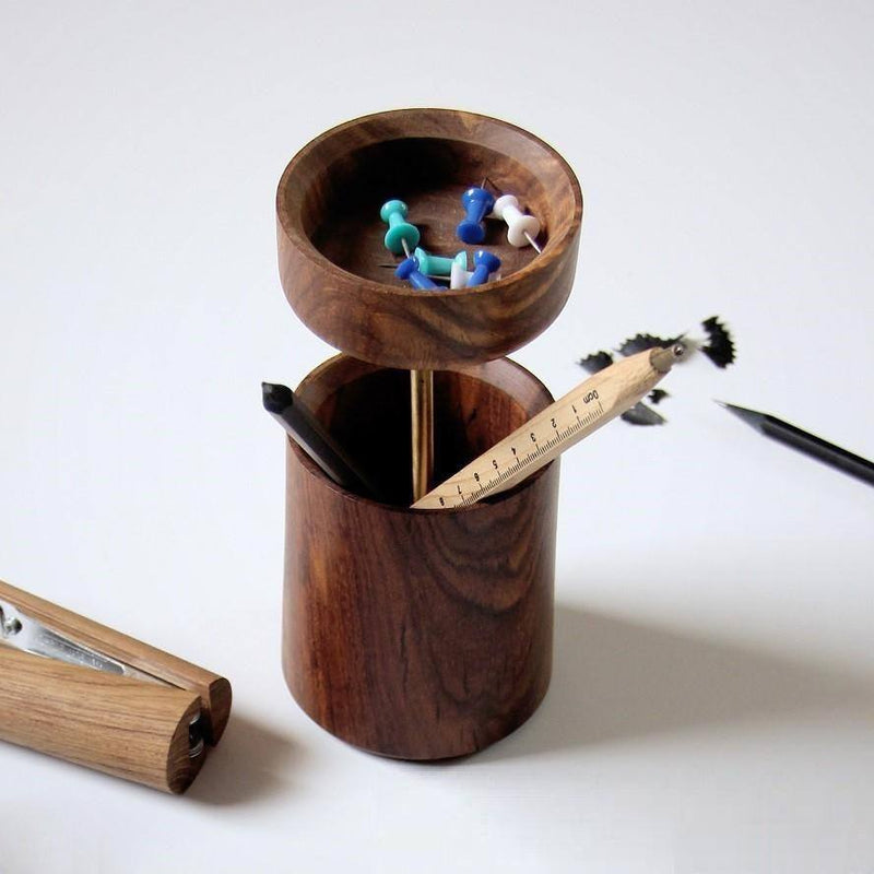 Objectry Peak Wooden Pen Tray – Modern Quests