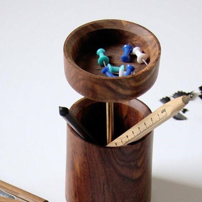 Objectry Peak Wooden Pen Tray – Modern Quests