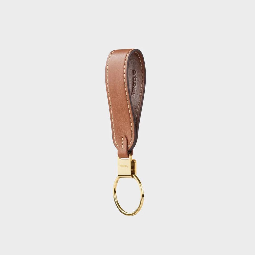 Orbitkey Loop Keychain - Caramel