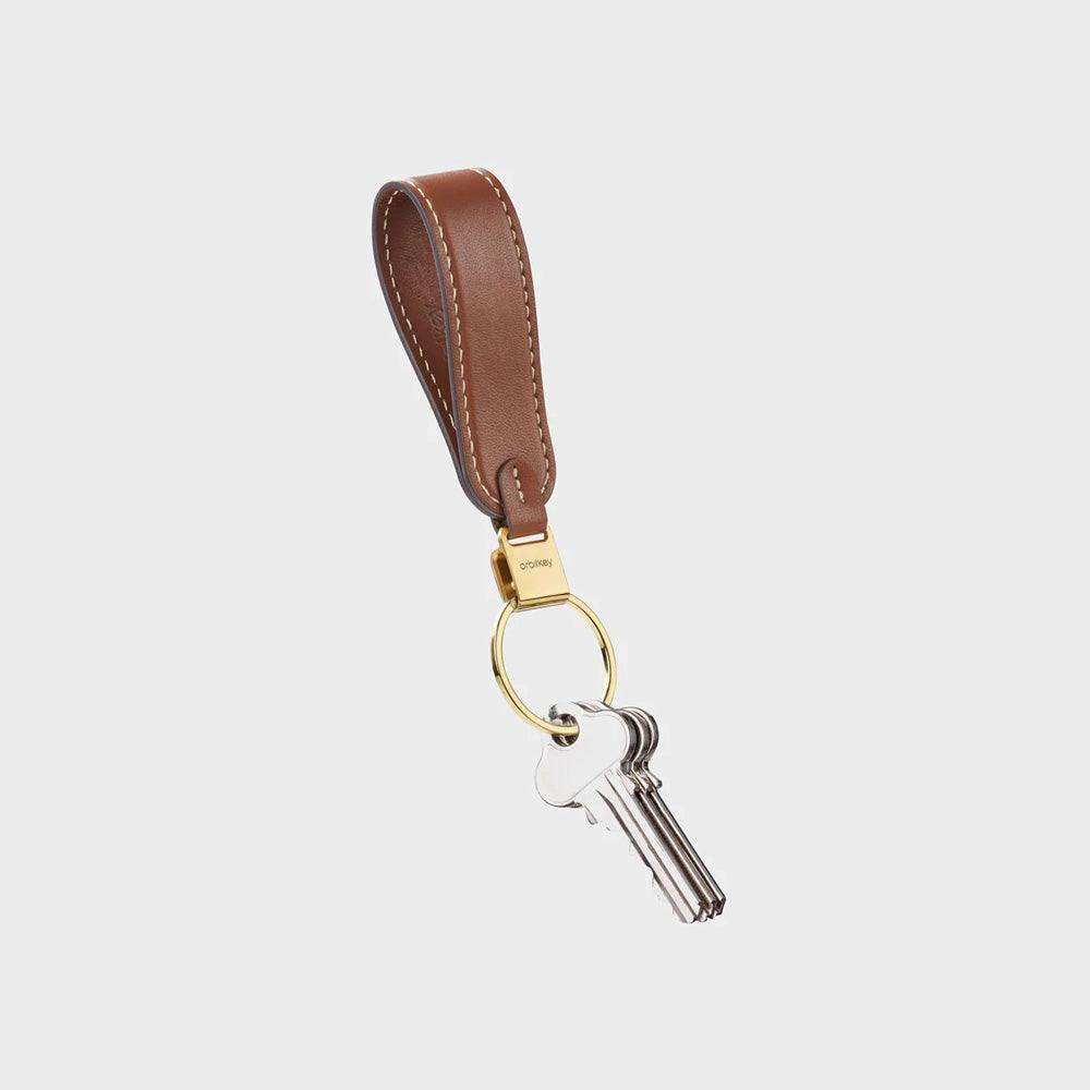 Orbitkey Loop Keychain - Caramel