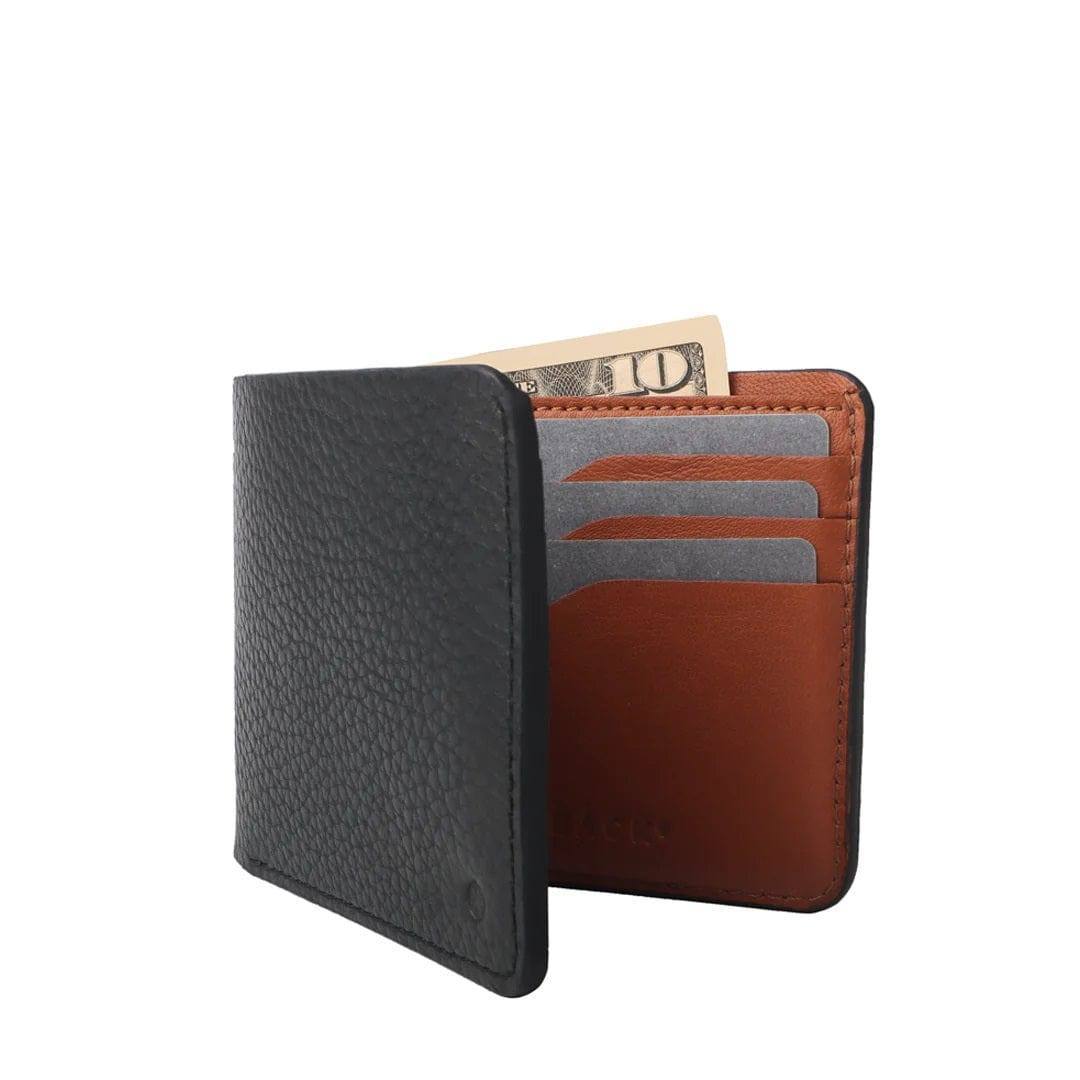 Outback Bi-Fold Leather Wallet - Olive