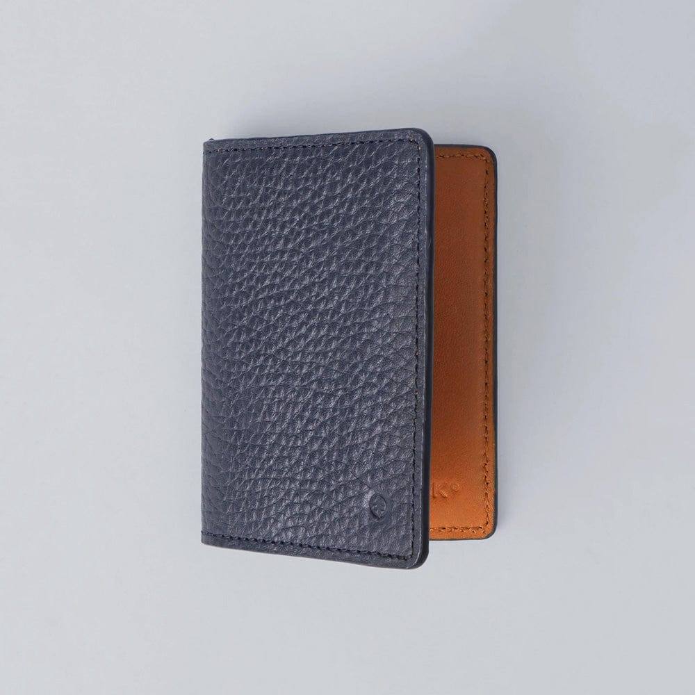 Outback Business Cards Leather Wallet - Navy