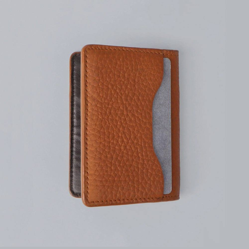 Outback Business Cards Leather Wallet - Tan