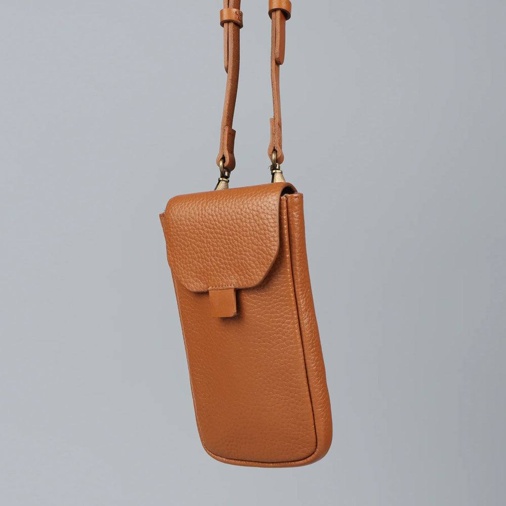 Outback Lanyard Phone Wallet - Tan