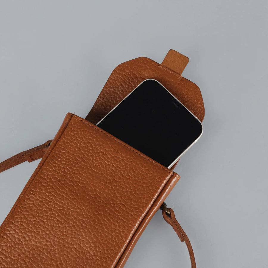 Outback Lanyard Phone Wallet - Tan