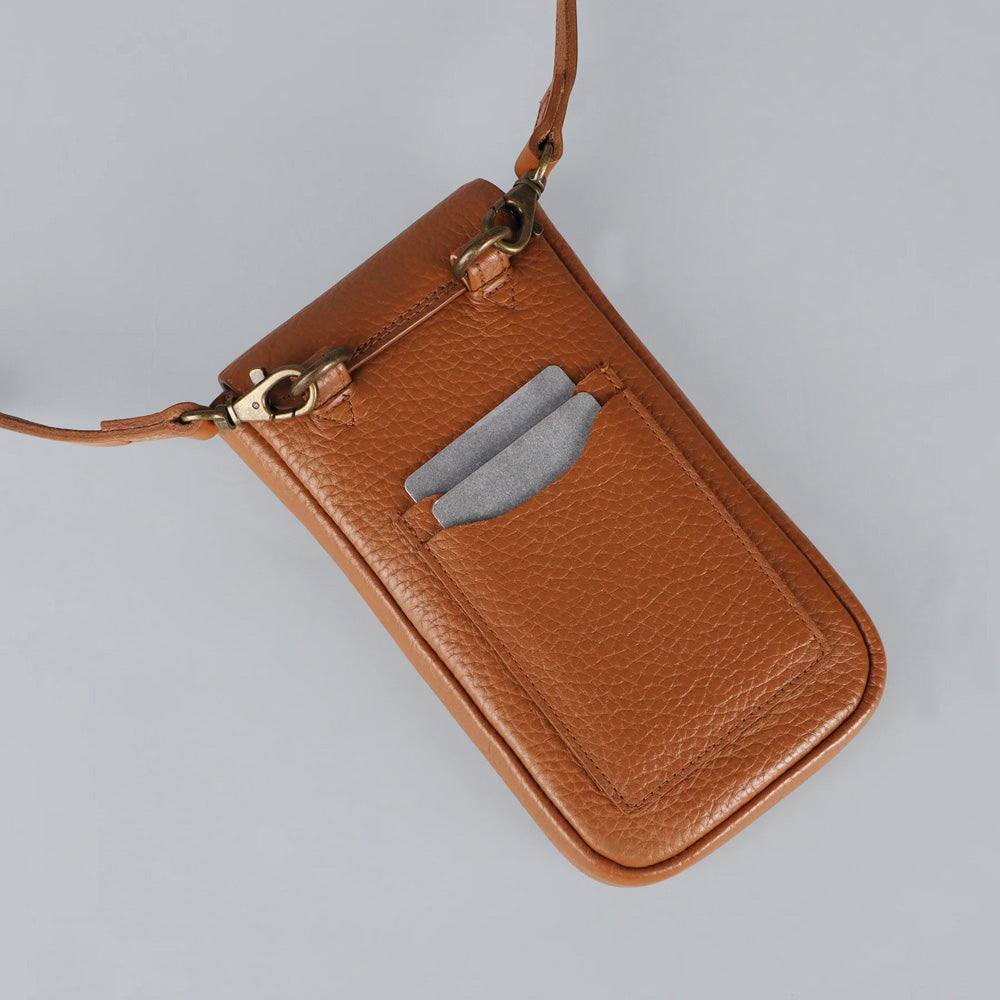 Outback Lanyard Phone Wallet - Tan