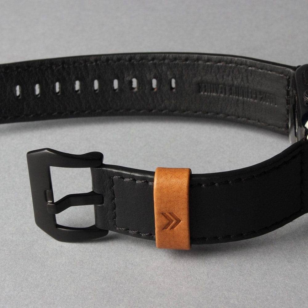 22mm Black LiteHide™ Leather Strap - S221499 - Fossil