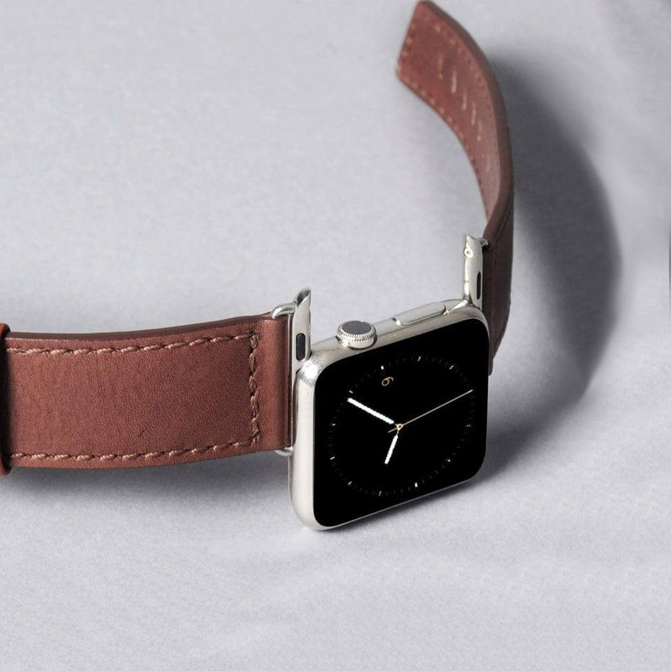 Outback Leather Strap for Apple Watch 44mm - Brown