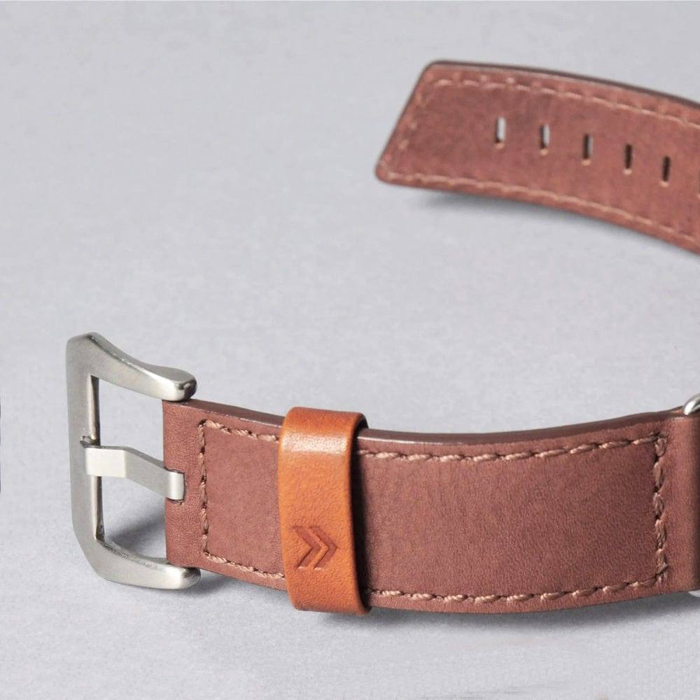 Outback Leather Strap for Apple Watch 44mm - Brown