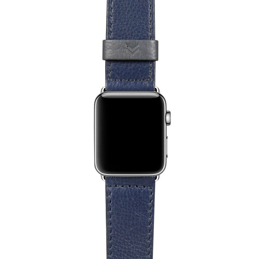 Outback Leather Strap for Apple Watch 44mm - Navy