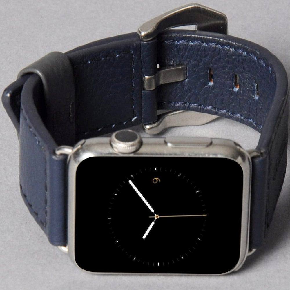 Outback Leather Strap for Apple Watch 44mm - Navy