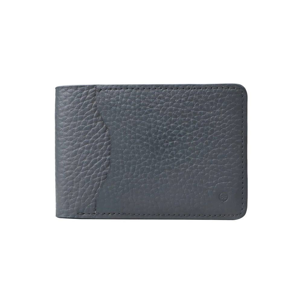 Outback Minimal Leather Wallet - Charcoal