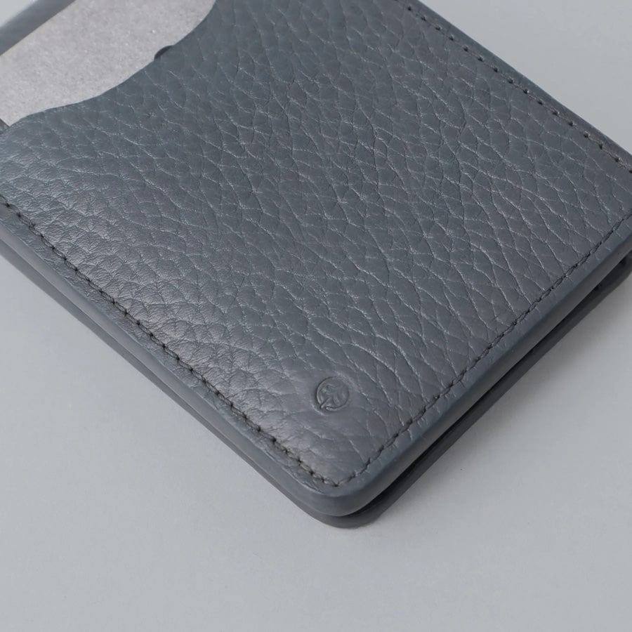 Outback Minimal Leather Wallet - Charcoal