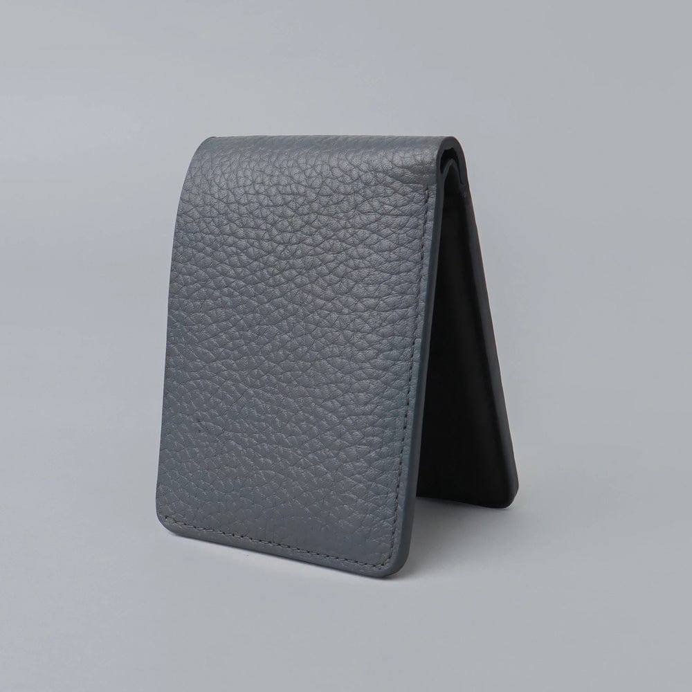 Outback Minimal Leather Wallet - Charcoal