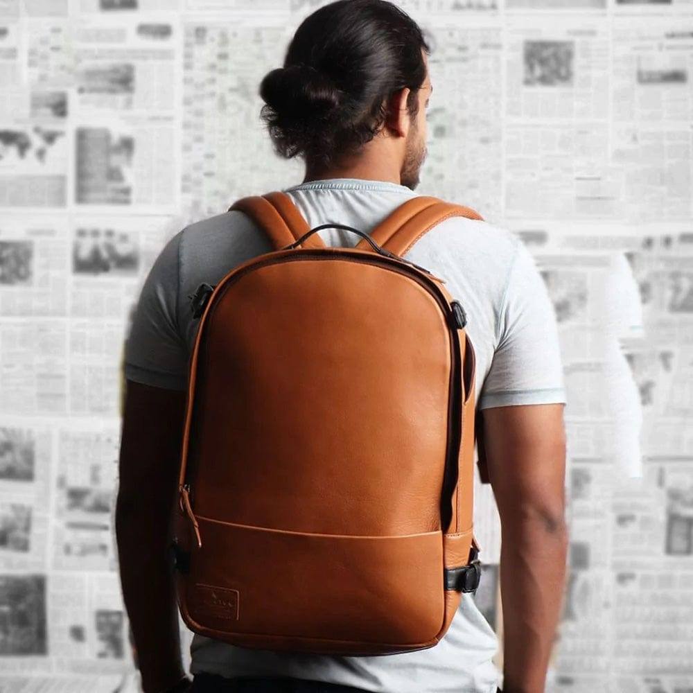 Outback Alabama Leather Backpack - Tan – Modern Quests