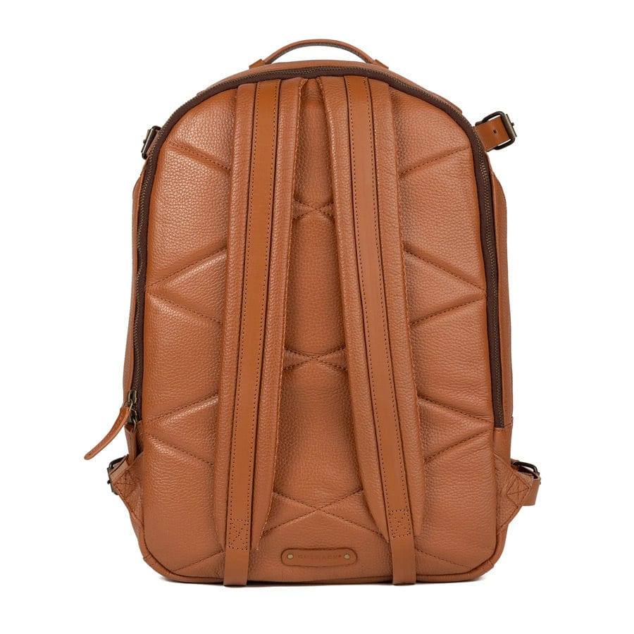 Outback Mustang Leather Backpack - Tan