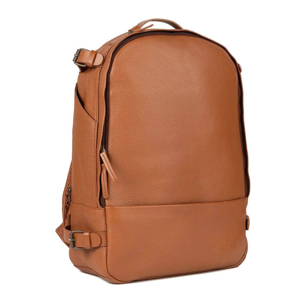 Outback Mustang Leather Backpack - Tan