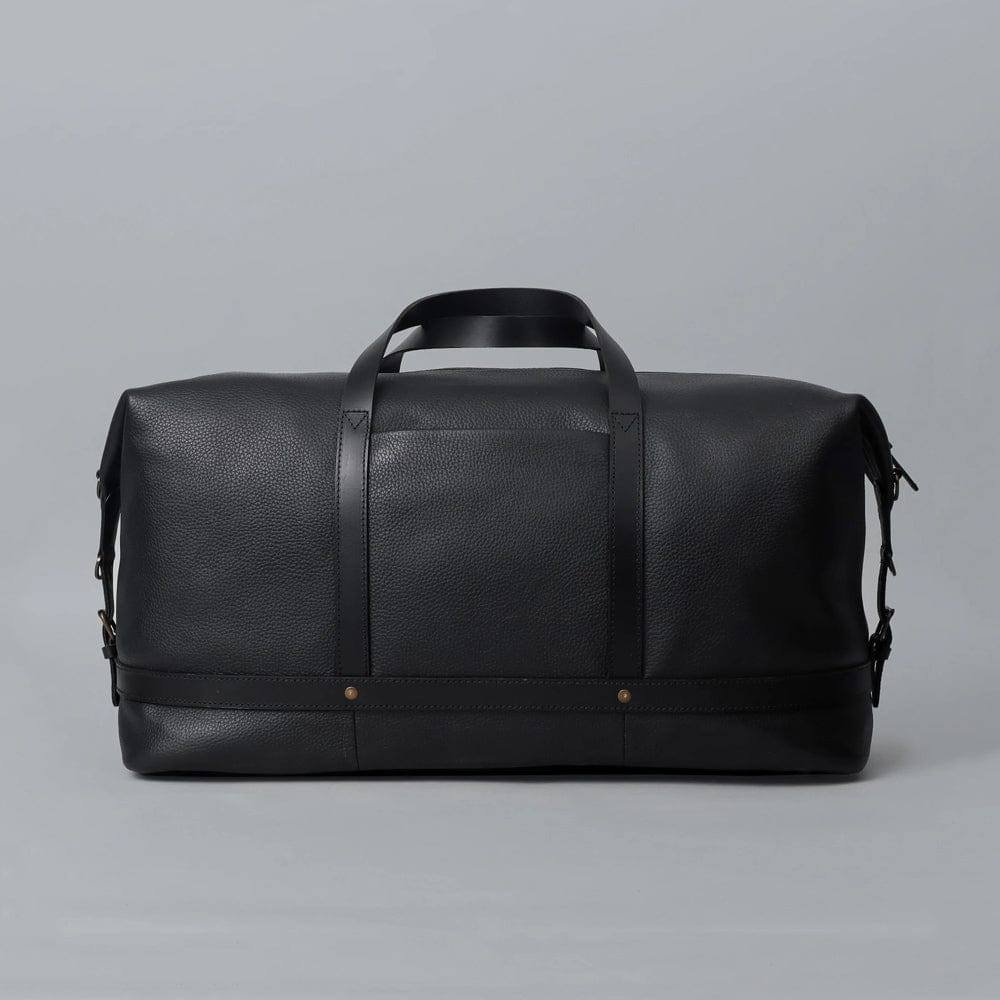 Outback Runway Leather Travel Bag - Black