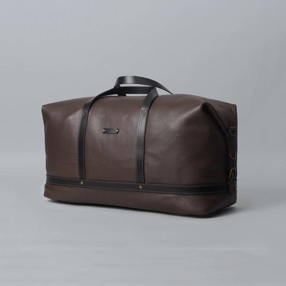 Outback Runway Leather Travel Bag - Brown