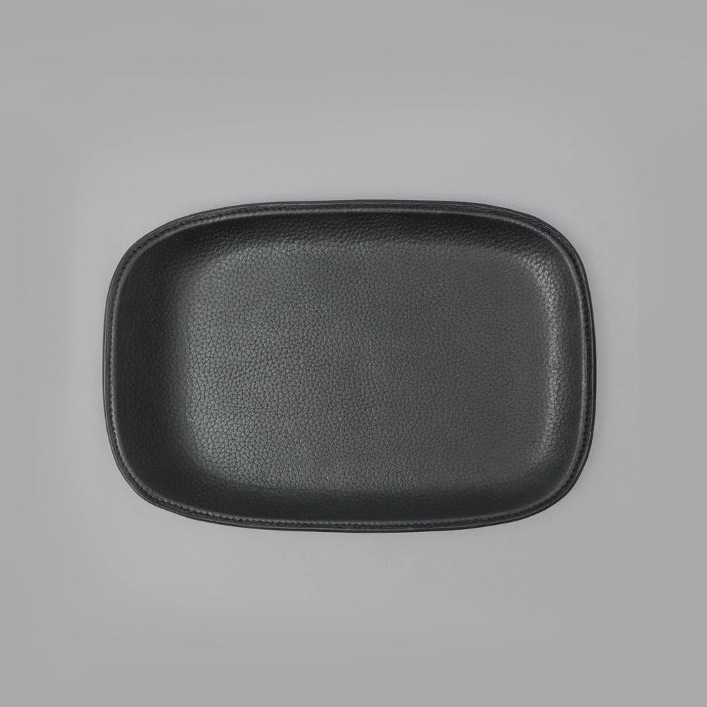 Outback Tokyo Leather Tray Large - Black