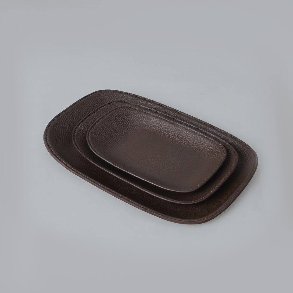 Outback Tokyo Leather Tray Medium - Brown