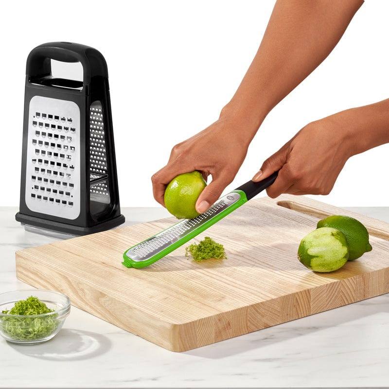 OXO Etched Box Grater With Removable Zester