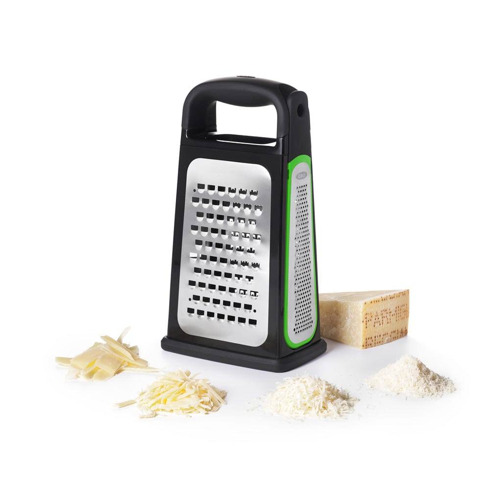 OXO Etched Box Grater With Removable Zester