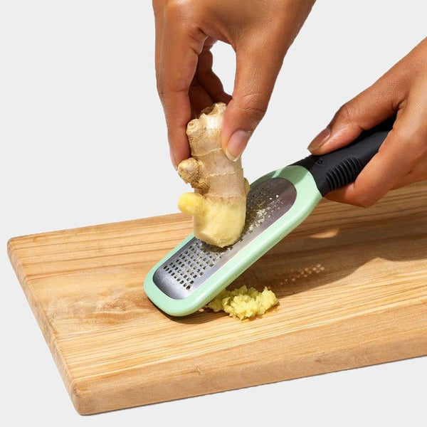 OXO Etched Box Grater with Removable Zester 