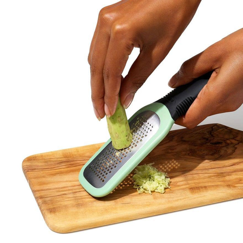 OXO Good Grips Etched Ginger & Garlic Grater, Green,us:one size