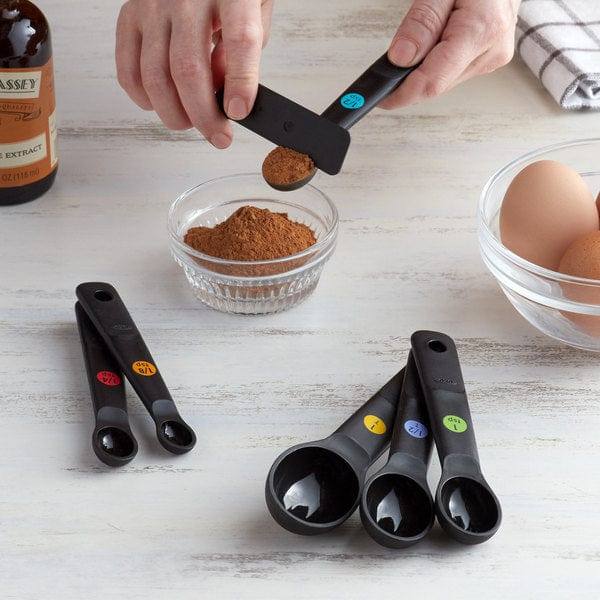 OXO Good Grips 7-Piece Measuring Spoon Set - Black