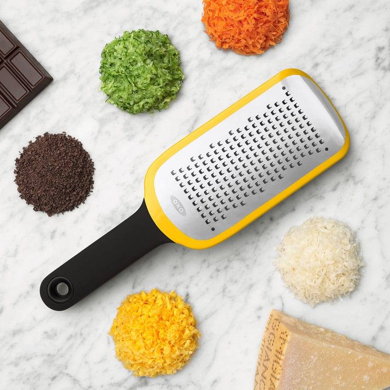 OXO Etched Box Grater With Removable Zester – Modern Quests