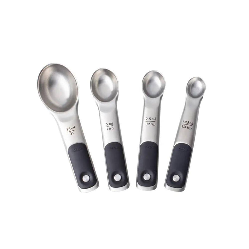 BRAND NEW! oxo good grips 4 piece stainless steel measuring spoons set