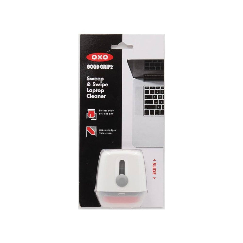  OXO Good Grips Sweep & Swipe Laptop Cleaner, White, One Size :  Health & Household