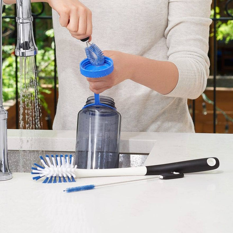 OXO Good Grips Water Bottle Cleaning Set,Blue