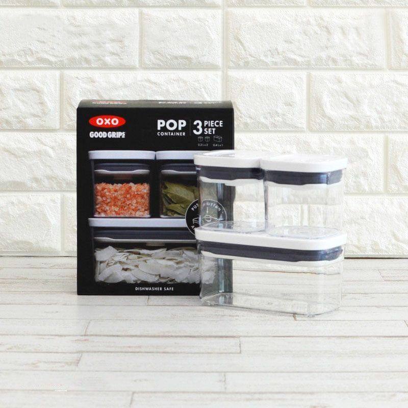 OXO POP 3-Piece Storage Container Set Small