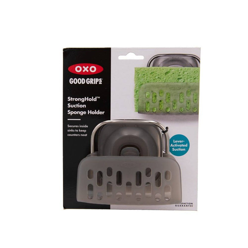  OXO Good Grips Stronghold Suction Sponge Holder : Tools & Home  Improvement